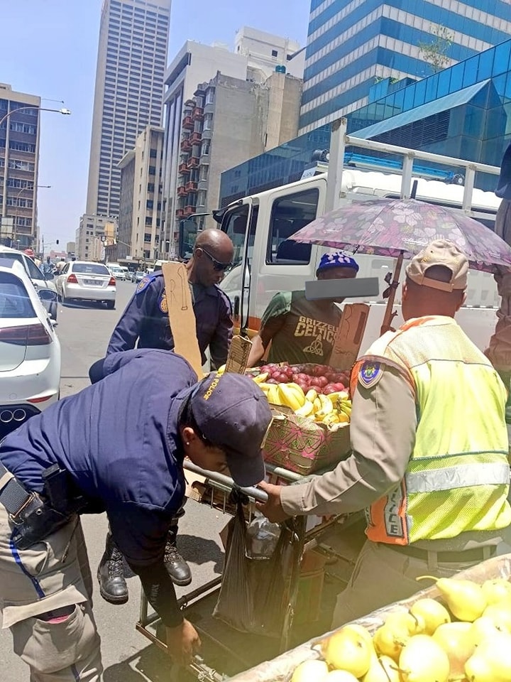 High-Density By-Law Operation conducted by JMPD officers in the Johannesburg CBD