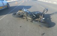 A 16-year old sustained minor injury in a fall with his motorbike on the old Henties Bay road in Swakopmund