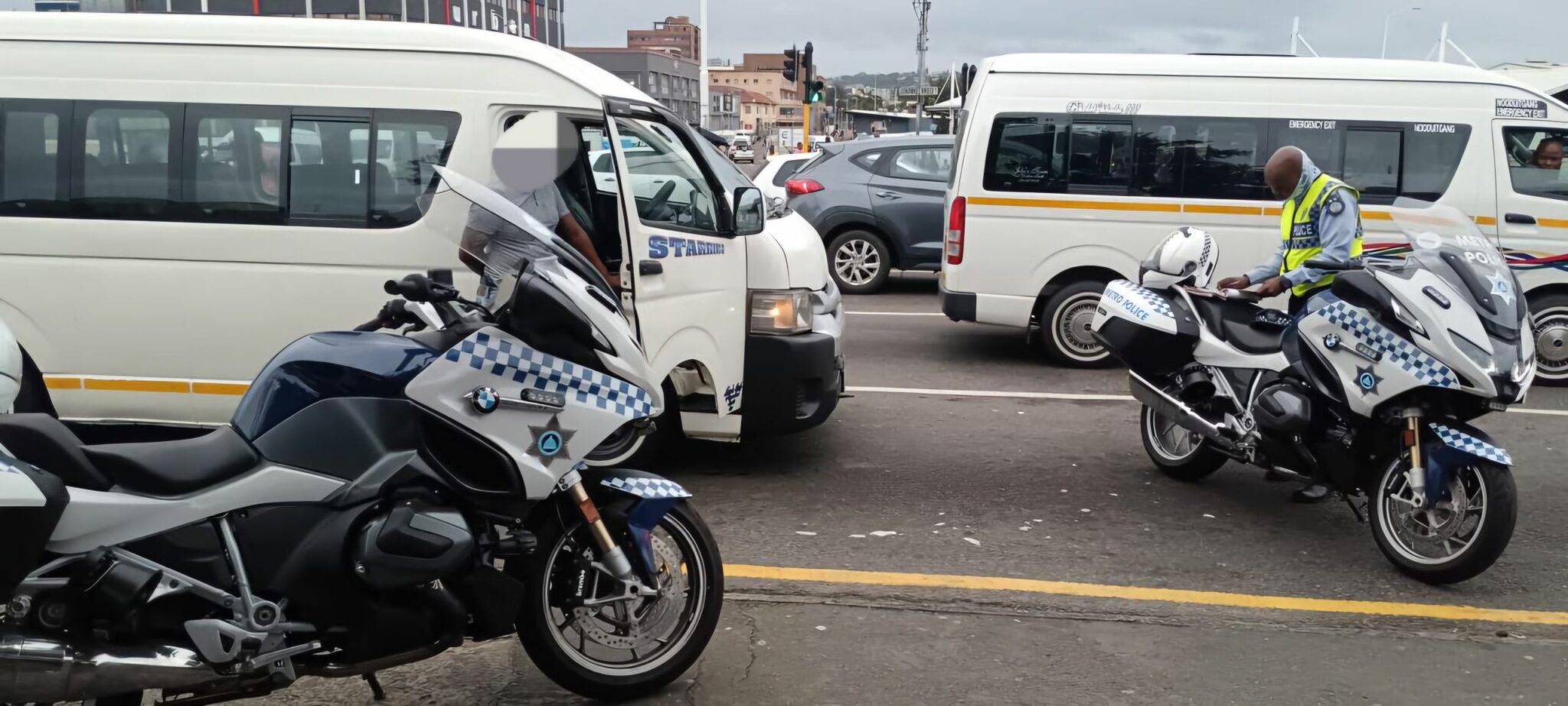 Morning operations by Durban Metro Police