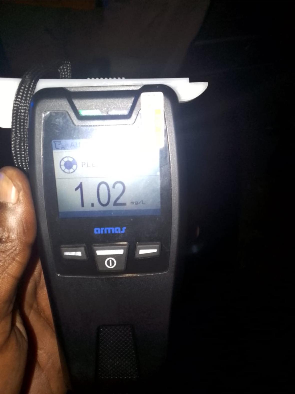 The Gauteng Traffic Police arrested a 46-year-old male driver for exceeding the alcohol limit with a 1.06 reading