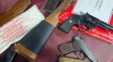 Four firearms and ammunition seized, one suspect arrested