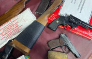 Four firearms and ammunition seized, one suspect arrested