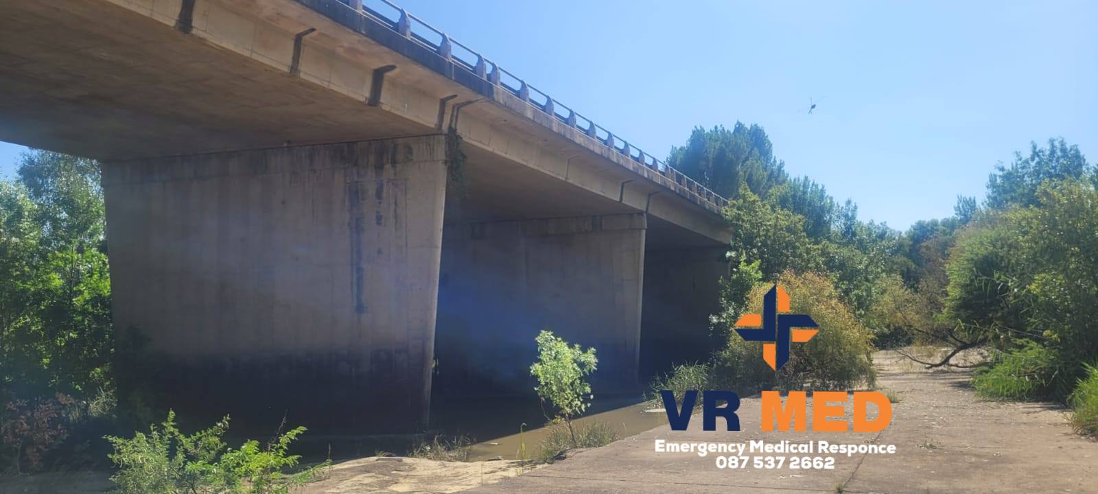 VRMED responded to a person who jumped off the Modder River bridge