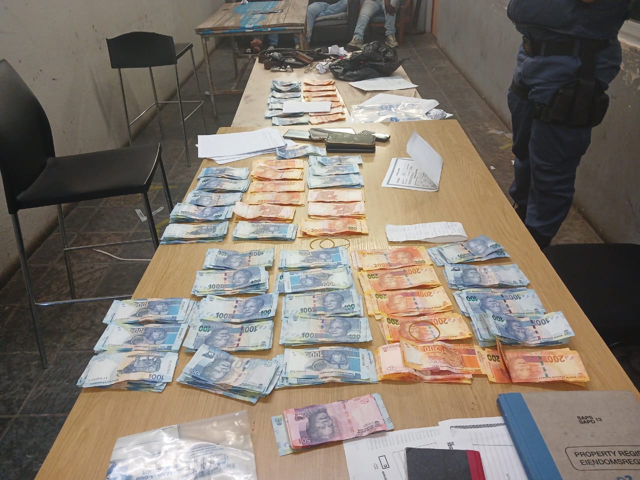 Four suspects face extortion-related charges