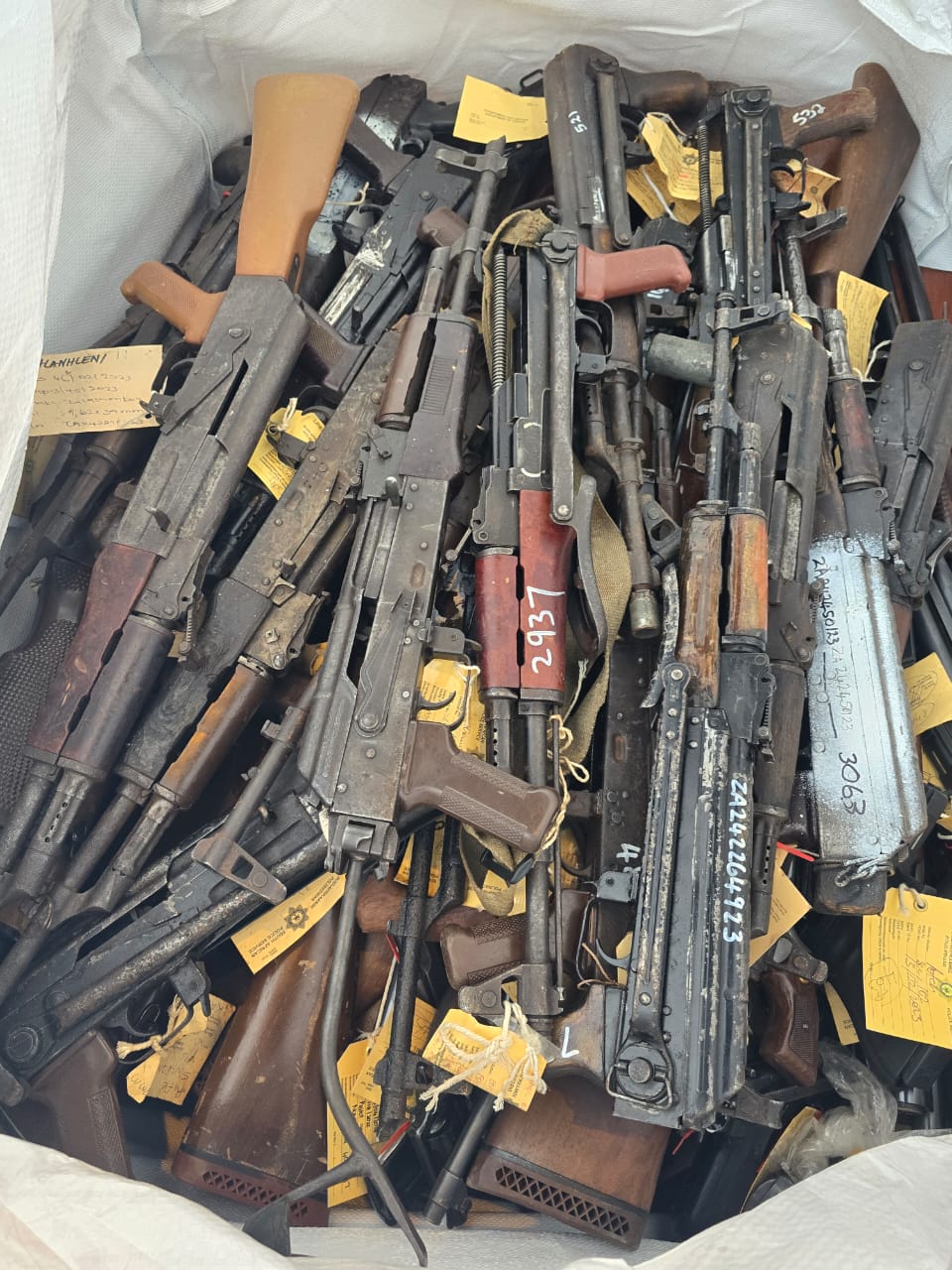 The SAPS will destroy 16 049 firearms during a destruction process in Vanderbijlpark