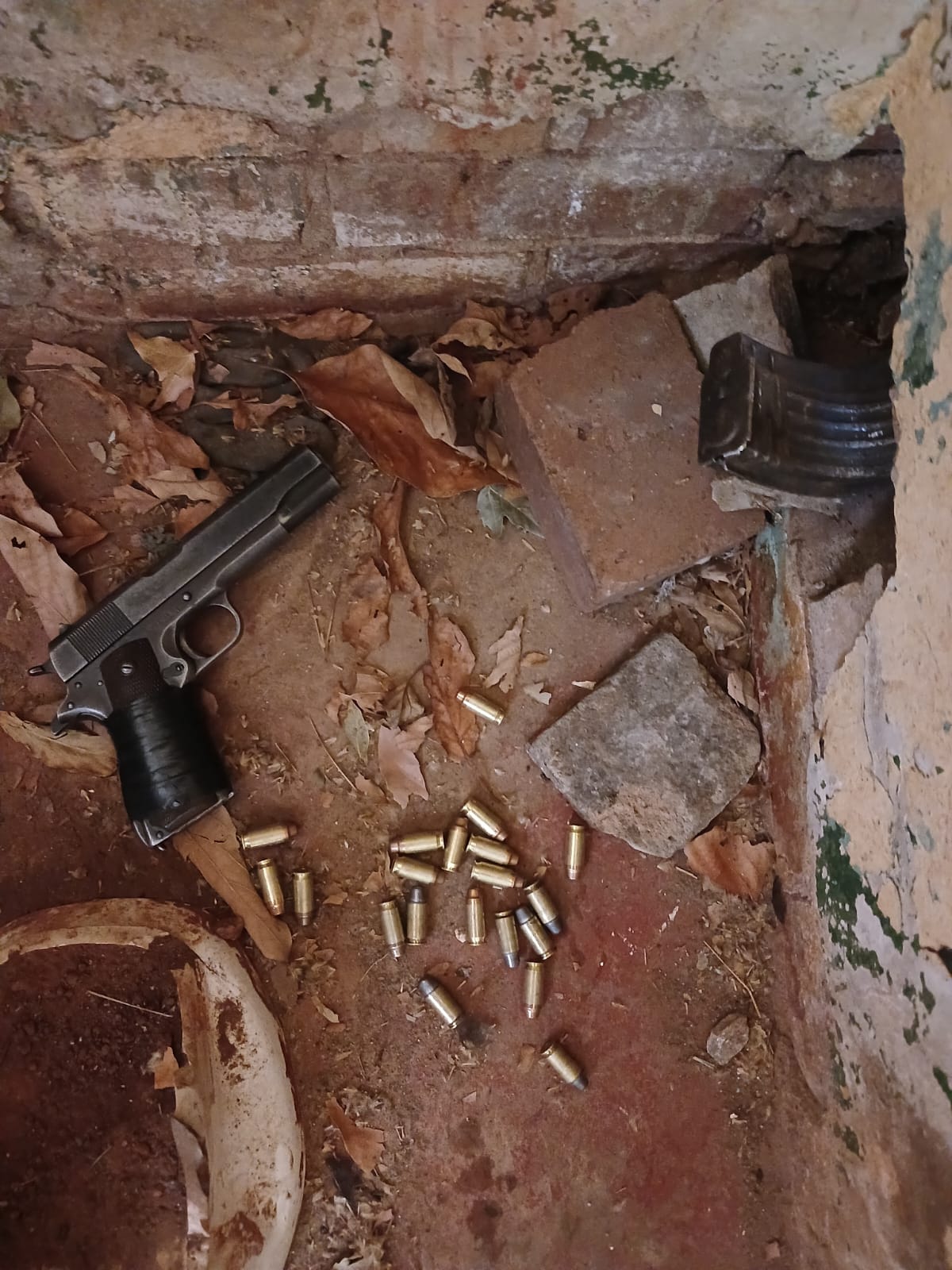 Gauteng police arrest three suspected illegal miners who were found in possession of unlicensed firearms and ammunition