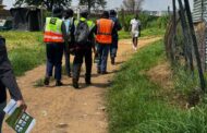 Pedestrian safety education drive at Bundi Inn Informal Settlement