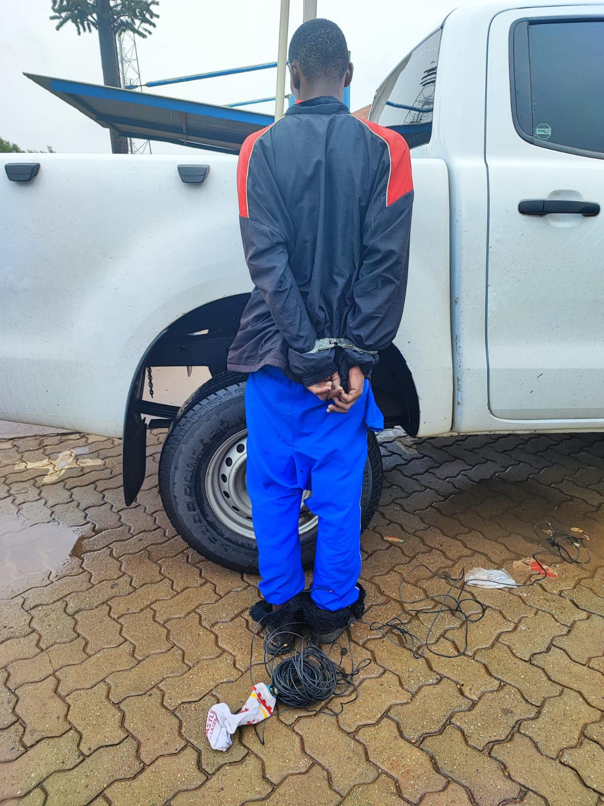 Copper cable thief arrested in the Dawn Park area